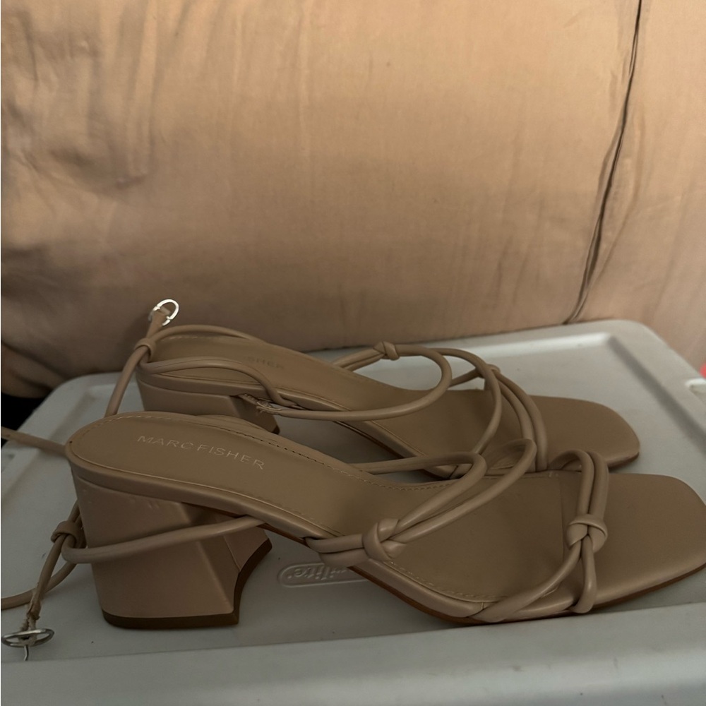 Marc Fisher Gavery Sandal - Color Beige - Size 8.5 M